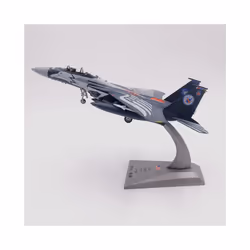 1/100 Scale Military Model Toy F-15E F15E F15 Strike Eagle Mudhen Fighter - a