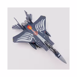 1/100 Scale Military Model Toy F-15E F15E F15 Strike Eagle Mudhen Fighter - a