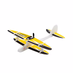 LED Light DIY Assembly Hand Throw Electric Glider Flying Airplane Model - Random Color LED