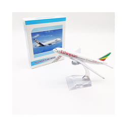 16CM Ethiopia Airways B777 Airlines Airplane Model with Base Alloy Aircraft - Ethiopia B777