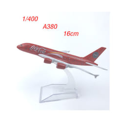 1/400 Scale 16CM Diecast Airplane Model Alloy Model A380 Ornaments Static - A