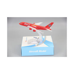 Alloy Metal Red Air Malaysia Airlines A380 Diecast Airplane Model Airbus - COLA A380
