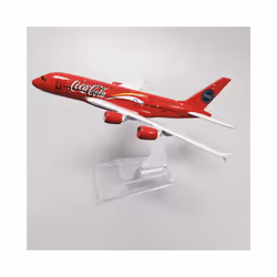 Alloy Metal Red Air Malaysia Airlines A380 Diecast Airplane Model Airbus - COLA A380