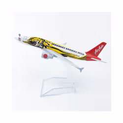 16cm Tiger Airways Asia A320 Diecast Airplane Model Alloy Plane Static - A