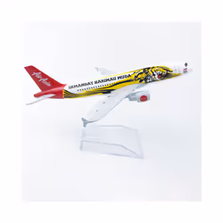 16cm Tiger Airways Asia A320 Diecast Airplane Model Alloy Plane Static - A