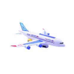 Kids Airbus Aircraft Autopilot Flash Sound Aircraft Music Lighting Toys - White