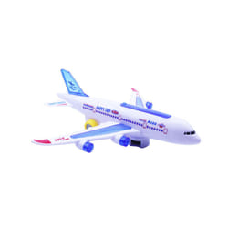 Kids Airbus Aircraft Autopilot Flash Sound Aircraft Music Lighting Toys - White