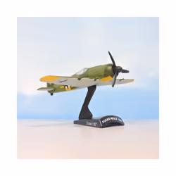 Diecast 1/87 Scale Focke Wulf Fw190 Fw-190 German World War II Aircraft - A