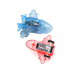 2PCS Transparent Pull Back Plane Kids Party Favor Toys Sets Baby Shower - Random Color