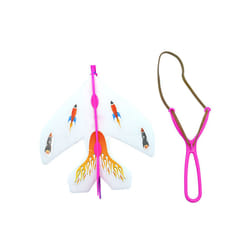 NEW Foam Glider Slingshot Airplane Model Toys for Children Boys Outdoor - 1SET, CN