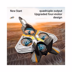 Kids RC Plane V17 Remote Control Airplane 2.4G RC Fighter Hobby Plane - China, V17-2.4G-1B-Blue