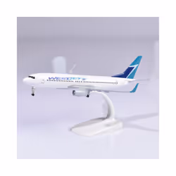 JASON TUTU 20cm WESTJET 737-800 Plane Model Airplane Diecast Metal Aircraft - WESTJET 737-800
