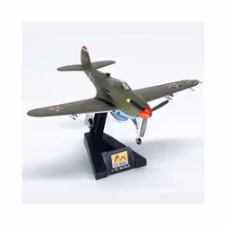 1/72 Scale American P-39 Fighter Aircraft Model Static Ornaments Toy Display - A