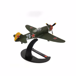 Diecast 1/72 Scale World War II Soviet Union LA-7 Fighter Alloy Material - A