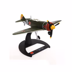 Diecast 1/72 Scale World War II Soviet Union LA-7 Fighter Alloy Material - A
