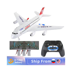 Airbus A380 Boeing 747 RC Airplane Remote Control Toy 2.4G Fixed Wing - with 1 batteries
