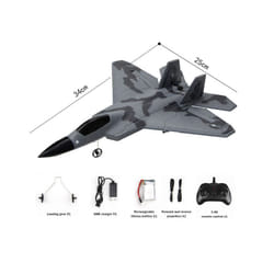Fx622 Rc Airplane 2Ch 3Axis Remote Control Plane Foam Simulation Fighter - Fx622
