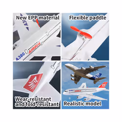 Airbus A380 RC Airplane Drone Toy Remote Control Plane 2.4G Fixed Wing - A380