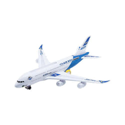 Airplane Toys For Kids Airplane Toys With LED Flashing Light Music Bump - blue tail, China