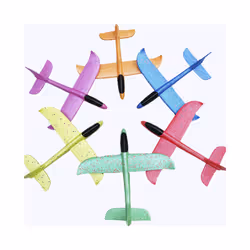 48CM Big Foam Plane Glider Hand Throw Airplane Light Inertial EPP Bubble - 1pcs random colors