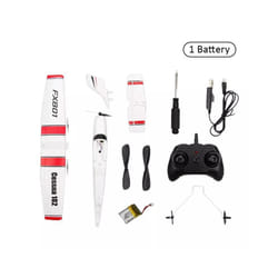 FX801 RC Plane EPP Foam Glider Airplane Gyro 2.4G 2CH RTF Remote Control - 1 battery