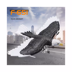RC Plane Wingspan Eagle Bionic Aircraft Fighter 2.4G Radio Remote Control - Fx651-laoying
