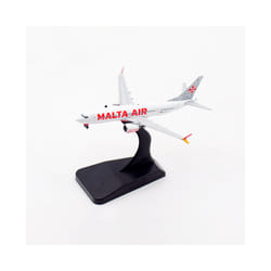 Diecast Metal 1/400 Scale B737-MAX8 9H-VUC MALTA AIR Airlines Plane Aircraft - a
