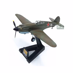Diecast 1:72 Scale World War II Soviet P-40 Fighter Aircraft Simulation - P-40