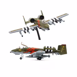 Diecast Metal Alloy A10 A-10 Thunderbolt II Model 1/144 Scale Aircraft - A