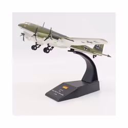 Diecast 1/144 Scale World War II FW200 Military Transport Aircraft Alloy - A