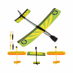 4 Pcs Hand Throw Catapult Aircraft Finger Plane Planes Toys Foam Airplanes - Random Color