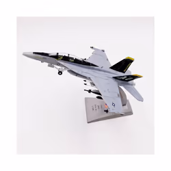 1/100 Scale Model Toys F18 Grumman Tomcat F/A-18F Pirate Flag Fighter - a