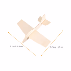 Glider Assemble Plane Toy Kids Airplane Toys Assembly Project Birthday - As Shown