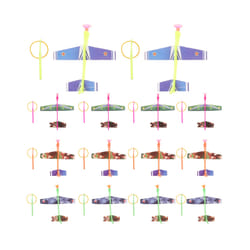 30 Pcs UFO Outdoor Plane Toys Kids Funny Aircraft Plaything Model Airplane - Random Color