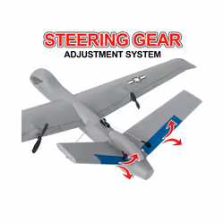 Z55 2.4G 3CH RC Plane EPP Foam Hand Throwing 660mm Wingspan Airplane Remote - 1 Battery