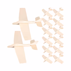 Do It Yourself Blank Airplane Toys Wood Model Kids Birthday Gift Assembly - As Shown