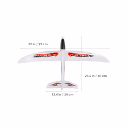 Tomaibaby 99cm Throwing Aircraft Children's Aerobatic Plane Glider Airplane - As Shown