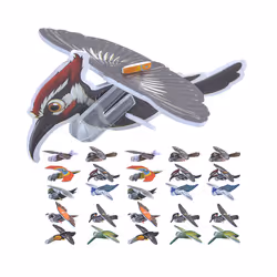 25 Pcs Gift Bag Kids Gliders Airplanes Flying Toy Mini Toys Boy Plaything - Random Color