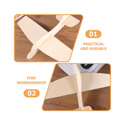20 Pcs Kid Puzzles Do It Yourself Wood Airplane Model Kids DIY Toy Drawing - As Shown