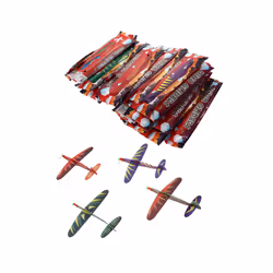 24 Pcs Airplane Model Small Toy Kid's Toys Kids Playset Flying Gliders - Random Color