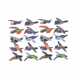 25 Pcs Toys For Kids Toy Outdoor Plaything Foams Kids Eva Airplane Gliders - Random Color