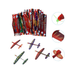 24pcs Airplane Toys Throwing Plane Gliders Flying Toys Birthday Gifts - Random Color