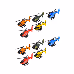 10 Pcs Helicopter Toy Practical Airplanes Toys Outdoor Balance Children - Random Color