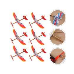 Airplane Model Children DIY Plaything Kids Toys Handmade Glider Planes - Random Color