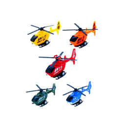 6pcs Simulation Mini Pullback Helicopter Toy Decoration Pull Back Aircraft - As Shown