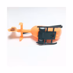 6pcs Simulation Mini Pullback Helicopter Toy Decoration Pull Back Aircraft - As Shown