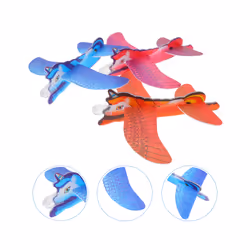 10 Pcs Outdoor Toys For Kids Unicorn Plane Foams Toys Air Planes Kids - Random Color