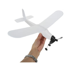 Kids Playset Rubber Band Glider DIY Airplane Toys Airplanes Handmade Foam - Random Color