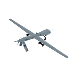 1/72 USA MQ-1 Predator Diecast Plane Model Static Metal Aircraft Plane - Black