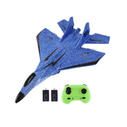 Airplane Model Toys Foam Anti Collision Model RC Plane Toy Easy to Control - Blue